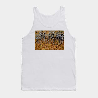 Bicycles in Autumn Amsterdam Tank Top